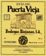 Rioja_Bodegas Riojanas_Puerta Vieja 1980